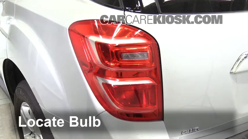 2016 Chevrolet Equinox LT 2.4L 4 Cyl. Lights Tail Light (replace bulb)